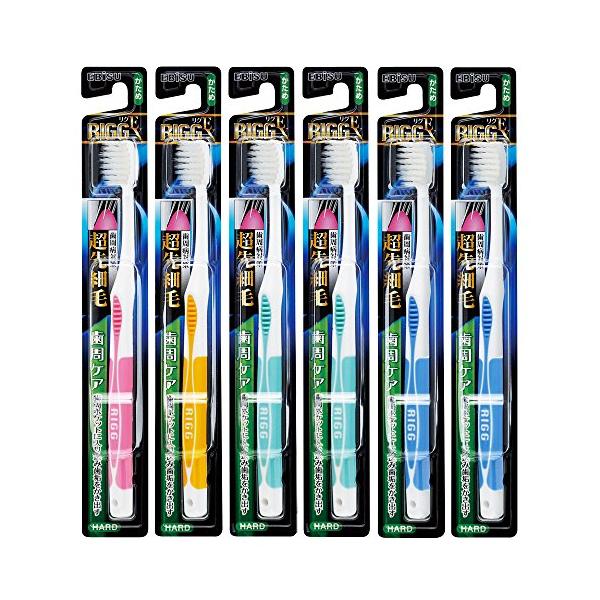 他サイト： エビス EXハブラシ超先細毛 かため 6本組の商品画像