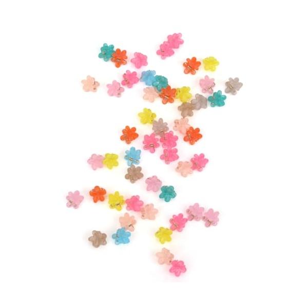 かわいいカラフル J/C/H578・Color:カラフル J・【セット内容】50点セット・これからの季節にぴったりのビビッドで可愛いカラーリングのミニヘアクリップ。・前髪をちょこっと留めたいときや、サイドヘアのアレンジに大活躍してくれます。...