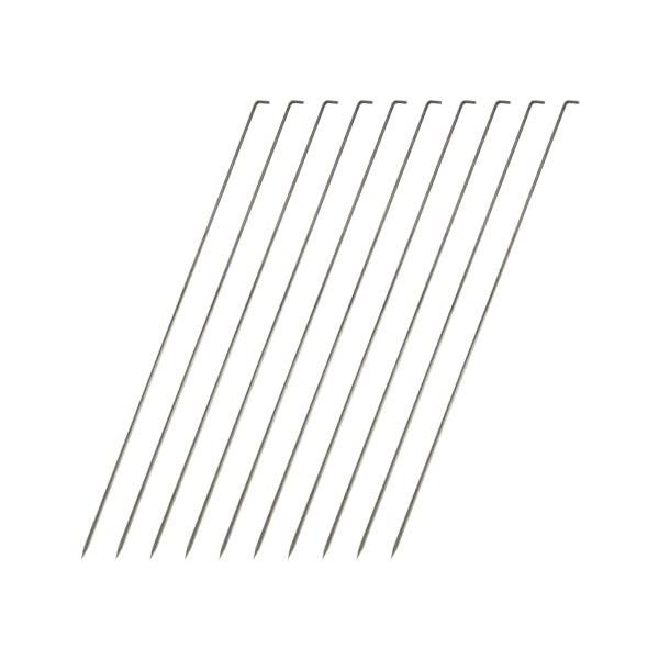 79022:替え針 35mm・45mm兼用銀色/-/79022・パッケージ個数:1・針本数:10本・材質:ステンレス・梱包サイズ:1.0 x 7.0 x 16.0 cm・針径:φ0.7mm