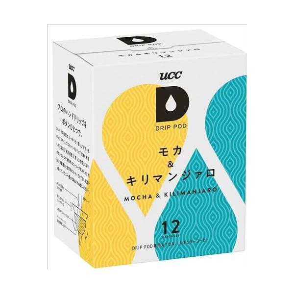 他サイト： UCC ドリップポッド 専用カプセル モカ&amp;キリマンジァロ 12杯分 90g ポッド・カプセルの商品画像