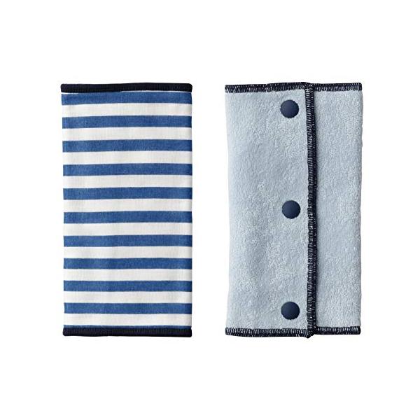 ブルーボーダー/-/CKBH00110・Color:ブルーボーダー・パッケージ個数:1・よだれが染み込みにくい・対象 0ヶ月 ~