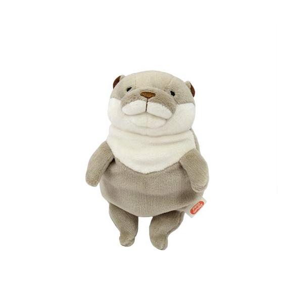 毎日豆乳ページ ぬいぐるみ 13cm グレー 10cm 着せ替え ぬい服 小さい くま柄 パーカー トップス グレー