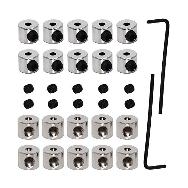 ピンバッジシルバー/-/-・セット内容：ネジ式クリップ20個セット、ミニ六角レンチ2個セット 六角レンチが付属しており、取り外しが非常に簡単です。・サイズ： ネジ付きクリップ6*5.5mm、ネジ3*3mm カラー：シルバーカラー 仕上げ：電...