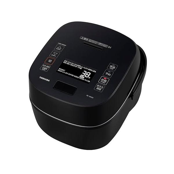 訳有り 新品未使用TOSHIBA RC-10VXV K炊飯器 5.5合炊き TOSHIBA(東芝) 炊飯器 炎匠炊き 5.5合 RC-10VXV(K) グランブラック