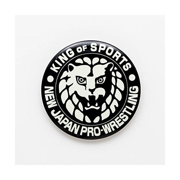 designホワイト/-/4589892512885・(C)2018 NEW JAPAN PRO‐WRESTLING Co. Ltd.・サイズ：約直径75mm・素材：スチール+ PP（消防認定同等規格　高発光特殊シート）・生産国：日本製