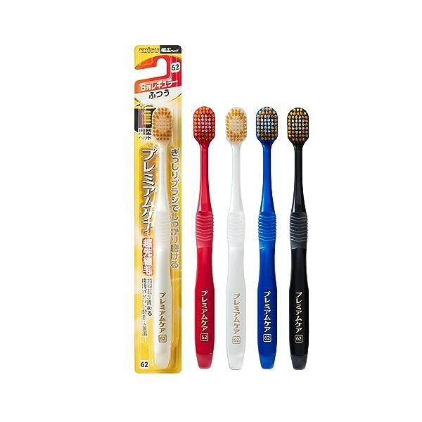 エビス プレミアムケアハブラシ・6列レギュラー ふつう 3本組（色