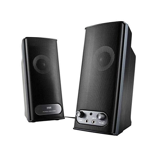 他サイト： サンワダイレクト AUX スピーカー テレビ パソコン 対応 10W 400-SP027 ブラックの商品画像