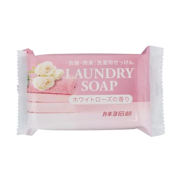 他サイト： カネヨ石鹸 ランドリーソープ 135g 洗たくせっけん 固形 ホワイトローズの香りの商品画像