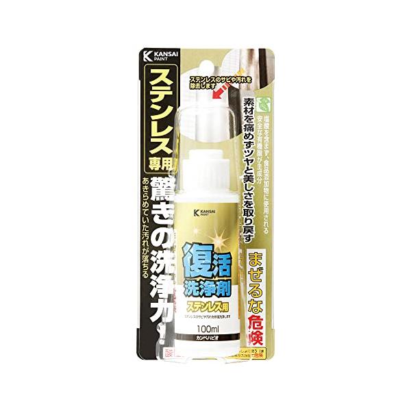 カンペハピオ 清掃用 復活洗浄剤 ステンレス用 100ML 日本製 00017660032100