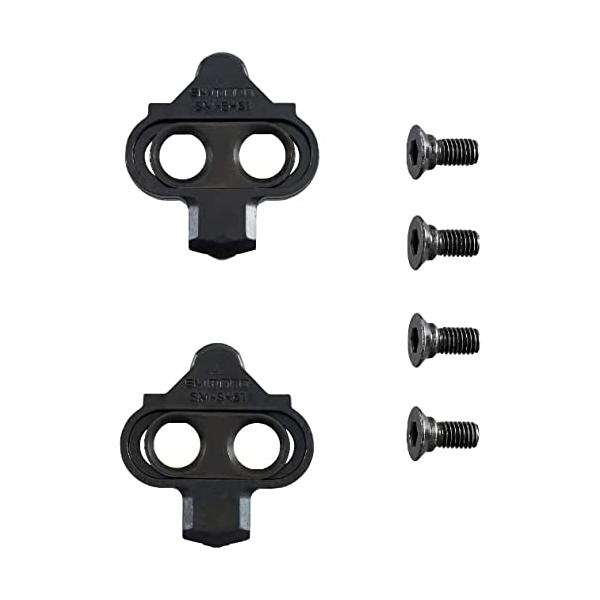他サイト： シマノ(SHIMANO) リペアパーツ クリートセット SPD用 SM-SH51 シングルリリース クリートナットなし ISMSH51J ブラッの商品画像