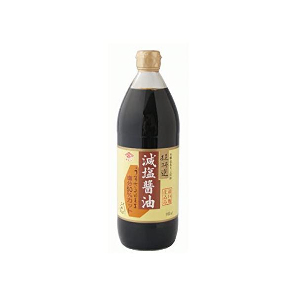 他サイト： チョーコー 超特選 減塩醤油 900ml 瓶の商品画像