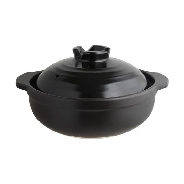 他サイト： リビング(Living) 憩い 土鍋 深型 6号 23.5cm 一人鍋 1-2人用 容量0.9Lの商品画像