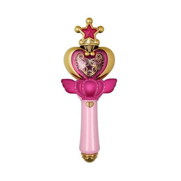 Edition:19CM-ハート・魔法の杖はボタンを押すと、それは光と音楽を発し、面白そうです。七色が光って曲が流れる魔法ステッキ、部屋を暗くして振り回すと綺麗です。プリンセスに変身して、いろんな魔法をかけちゃおう・魔法のステッキが欲しい子...