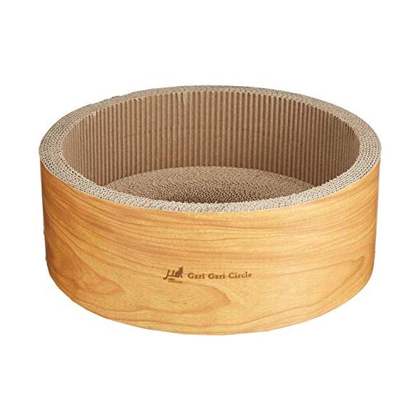 他サイト： ミュー (mju:) 爪とぎ ガリガリサークル スクラッチャー インテリア ティーブラウン レギュラーの商品画像