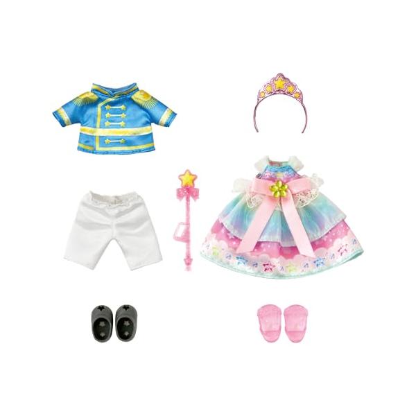 他サイト： パイロットコーポレーション ポケットメルちゃん きせかえセット にじいろドレス&amp;タキシードセットの商品画像