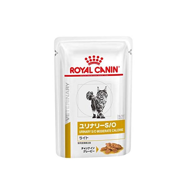 食事療法食ロイヤルカナン ベテリナリーダイエット 猫用 ユリナリーS/Oライト ウェット パウチ 85g×24コ