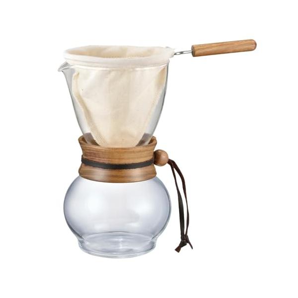 単品ウッドカラー/3~4杯用/DPW-3・PatternName:ドリップポットSize:3~4杯用・パッケージ個数:1・ネルドリップ キメの細やかなネルフィルターを通してじっくりとコーヒーを抽出します。・本来の風味を 本来の持つ酸味、苦み...