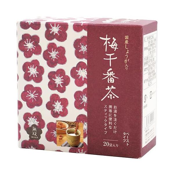 他サイト： ムソー 無双本舗 国産生姜入り梅干番茶スティック 8g×20袋の商品画像