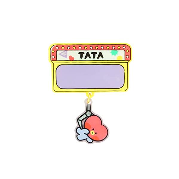 ピンバッジ-/-/bt21-map-m-tt・商品名：BT21 minini アクリルネームピンバッジ・素材：アクリル・製造国：中国・サイズ：約40x62(mm)・発売日：2022/06/24
