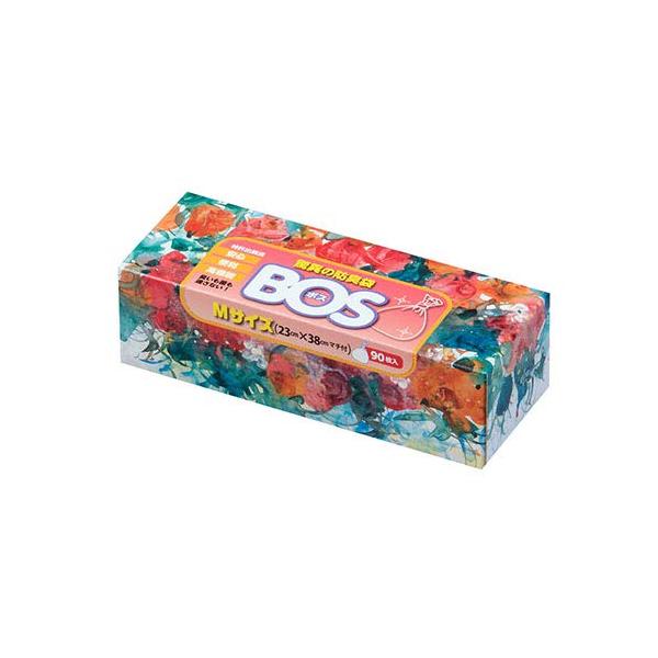 他サイト： 驚異の防臭袋 BOS (ボス) Mサイズ 90枚入り おむつ ・ うんち ・ 生ゴミ などの 処理 に最適 袋カラー：ホワイトの商品画像