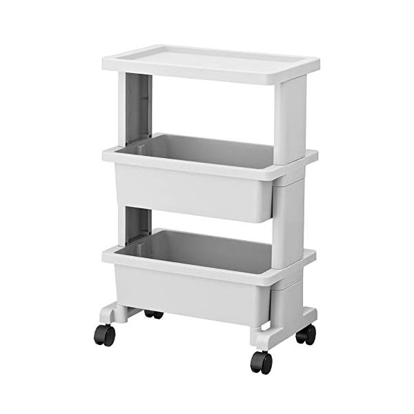 2)ミニテーブルタイプライトグレー/2)ミニテーブルタイプ/ライトグレー・Color:ライトグレーPatternName:テーブルタイプミニ・パッケージ個数:1・原産国:日本・商品サイズ(約):幅40×奥行25×高さ62.5cm・収納カゴ:...