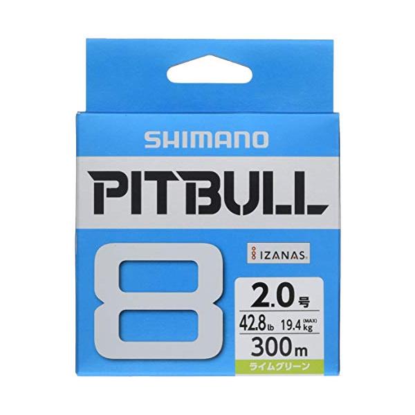 最終値下げ！ 300m!!シマノピッドブル8 0.8号新品４個セット シマノ シマノ(SHIMANO) ピットブル8 PL-M78S ライムグリーン 0.8号