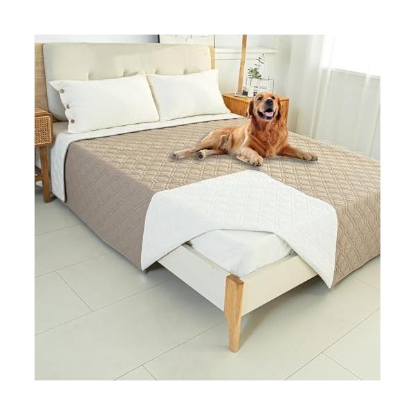 ダークカーキ＆ライトカーキ/157*208CM/BOOMAGU-SXG01・Color:ダークカーキ＆ライトカーキSize:157*208CM・? 完全防水この防水シーツは5層の高密度複合材料で作られており、二重の防水保護が可能です。ペット...