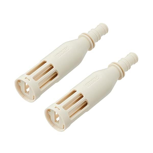 毒餌付きホワイト/14x3.2x3.2cm/V00083・パッケージ個数:1・1個サイズ：14x3.2x3.2cm（2個入）/　対応ホース内径：14mm、16mm・エアコン室外機の排水ホースからお部屋に侵入してくるゴキブリなどの虫をブロック...