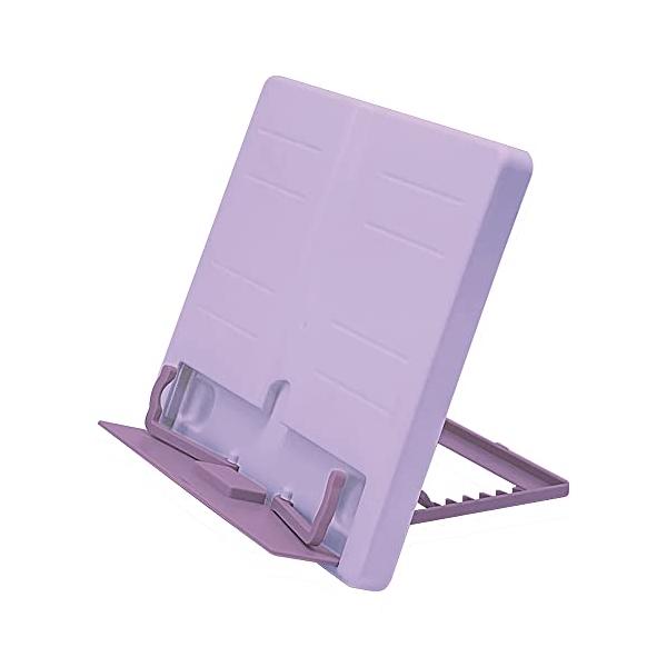 パープル/-/063329・Color:パープル・パッケージ個数:1・特徴正しい姿勢でタブレットや教科書を見やすくする・仕様収納・携帯に便利なコンパクト設計（折り畳み時の厚さ18mm)・商品サイズW230×D18×H210mm・商品重量25...