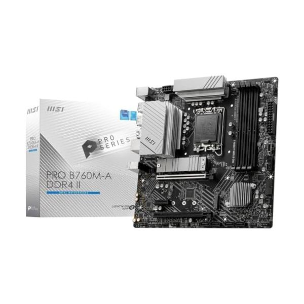 他サイト： MSIマザーボード PRO B760M-A DDR4 II 第14/13/12世代Intel CPU(LGA1700) 白い自作PCで快適ゲームの商品画像