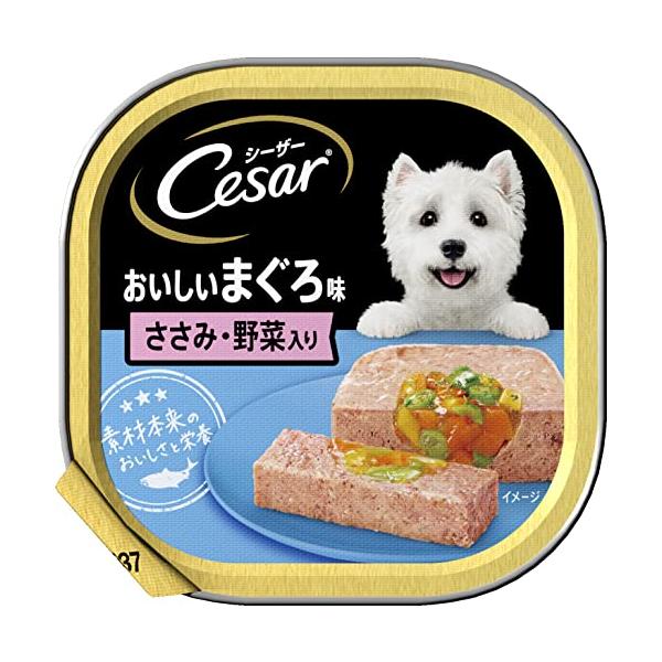 シーザー おいしいまぐろ味 ささみ・野菜入り( 入)