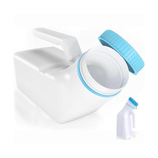 1/-/SZG84・Color:1・大容量尿瓶目盛付きで計測に便利。尿量の計測が簡単にでき。2〜5回の排尿に適した大容量タイプです。・使いやすい口径直径5.8cmの広い口径で排尿がスムーズ。長いハンドルはベッドの柵にかけることが可能で。・こ...