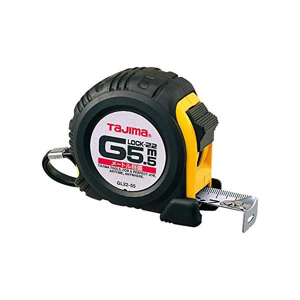 他サイト： タジマ(Tajima) コンベックス 5.5m×22mm Gロック22 GL2255BLの商品画像