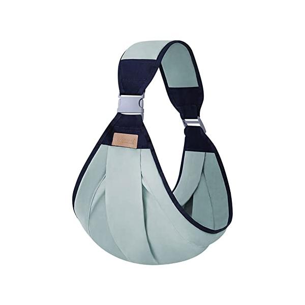 グリーン/-/AC-BD2021・Color:グリーン・装着カンタンAngelcareの新生児おんぶ 紐取り付け取り外しがとても簡単。快適さとフィット感を高め、お子様の体重を均等に分散させる。肩にかけるだけで、お買い物帰り、外出、お散歩はも...