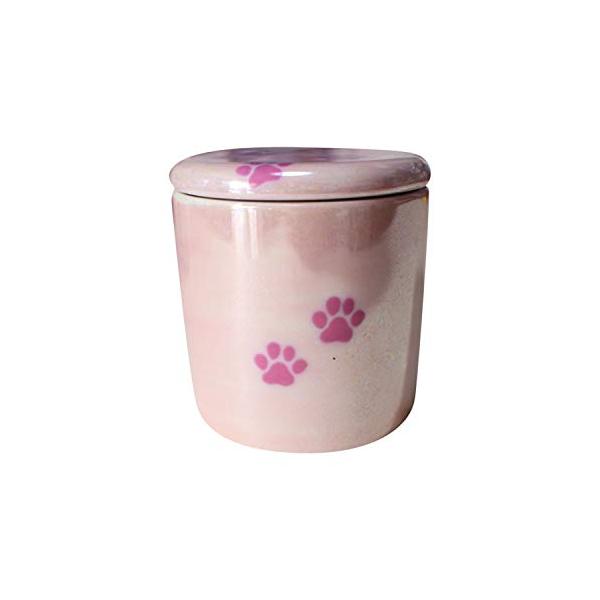 ピンク/-/-・Color:ピンク・パッケージ個数:1・骨壷サイズ外寸:Φ6.4×H6.8cm・骨壷内寸:Φ5.9×H5.6cm・こちらは「骨壷のみ」のお届けです。・素材：陶器（日本製）・シリコンパッキンでしっかりと密閉できる骨壷