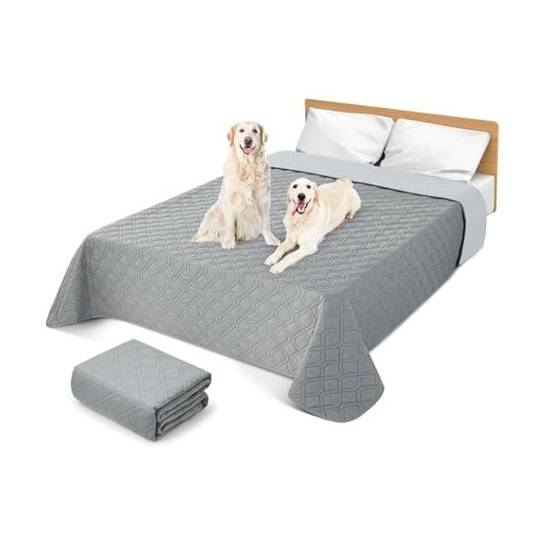 ライトグレー＆ダークグレー/97*190CM-2.0/BOOMAGU-SXG01・Color:ライトグレー＆ダークグレーSize:97*190CM-2.0・? 完全防水この防水シーツは5層の高密度複合材料で作られており、二重の防水保護が可能...