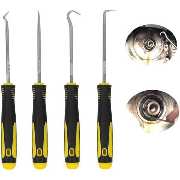 パッケージ個数:1・幅広い用途精密ピックセットは、狭い場所での作業に最適です。位置決め、さび・バリ取り、ハンダ付け・接着作業、シールテープはがし、自動車のメンテナンスや機器の、精密部品やねじの微調整、コネクター端子、ストッパー、ギヤ・Oリン...