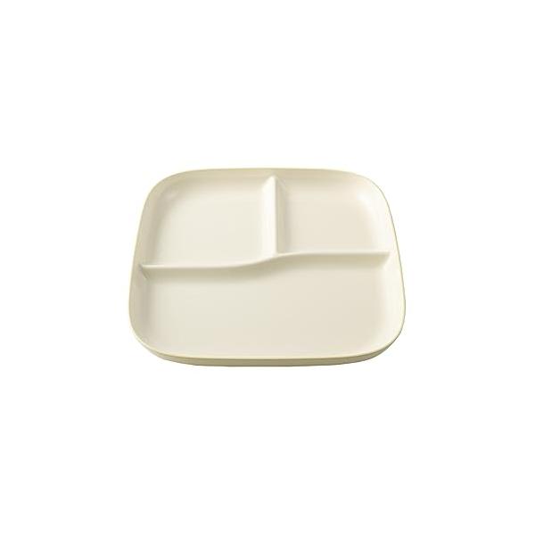 アサヒ興洋 ランチプレート 仕切り皿 クリーム カフェ風 活気のある軽やかな色彩 食洗機対応 電子レンジ対応 日本製 Solow Yasai だ