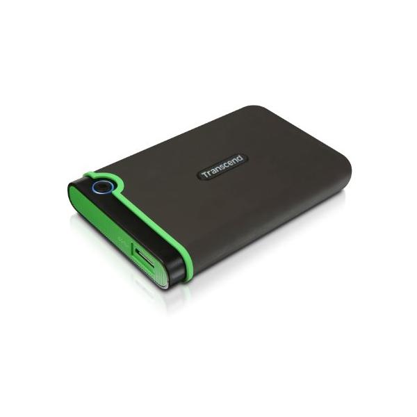 他サイト： Transcend ポータブルHDD 2TB 耐衝撃 スリムタイプ USB3.1 Gen1 アイロングレー 3年保証 TS2TSJ25M3Sの商品画像