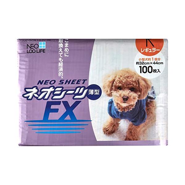 他サイト： ネオ・ルーライフ ネオシーツ FX ペットシーツ 薄型 レギュラー 100枚入 単品の商品画像