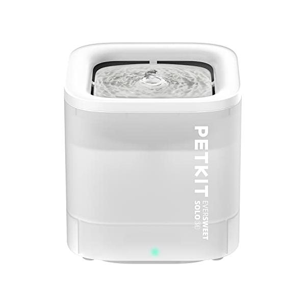 他サイト： PETKIT ペット用 みずのみ器 自動給水器 循環式 犬 猫 静音ポンプ 自動パワーオフ 1.8L大容量 (ホワイト)の商品画像