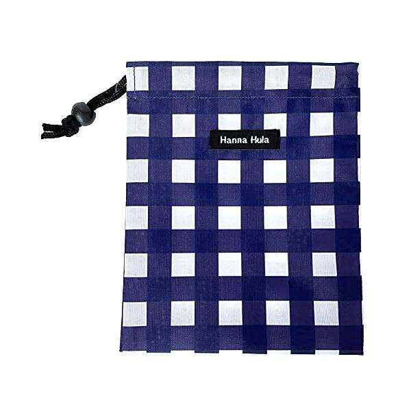 消臭巾着 Sサイズギンガムネイビー/S/CDS-GNV-S・パッケージ個数:1・縦22cm×横16.5cm・消臭と抗菌の「デオドラントネーム(R)」付き・使用済みのおむつを小さく丸めて2〜3個入ります。