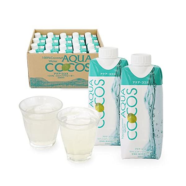 他サイト： ココウォーター 天然果汁100％ ジュース 完全無添加 保存着色料が一切入っていない自然の南国ドリンク 脂質０！カロリーオフ330ml(20本（の商品画像