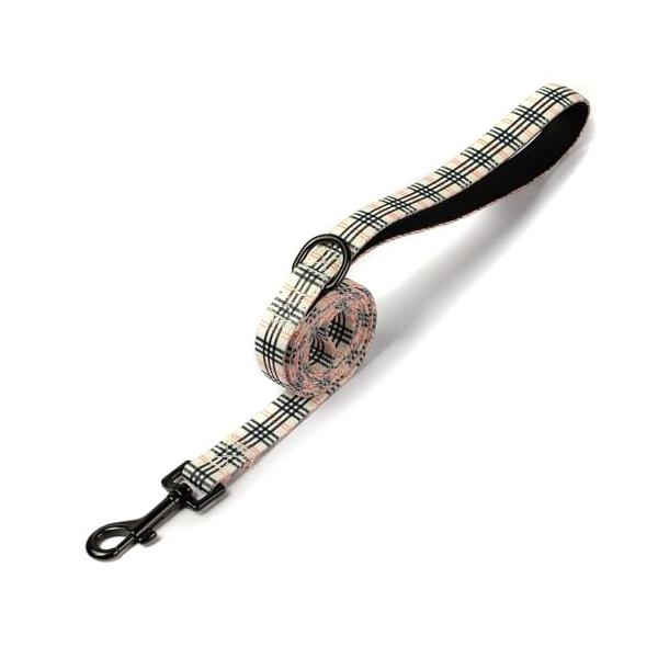 ベージュチェック柄/M/-・Color:ベージュチェック柄・定番おしゃれなセット＆通用サイズサイズ：長さ152ｃｍ、幅2ｃｍ。推奨体重：30ＫＧまで。 このリードと弊社のハーネスを組み合わせて最高ですすっきりと素晴らしい見た目になります。 ...