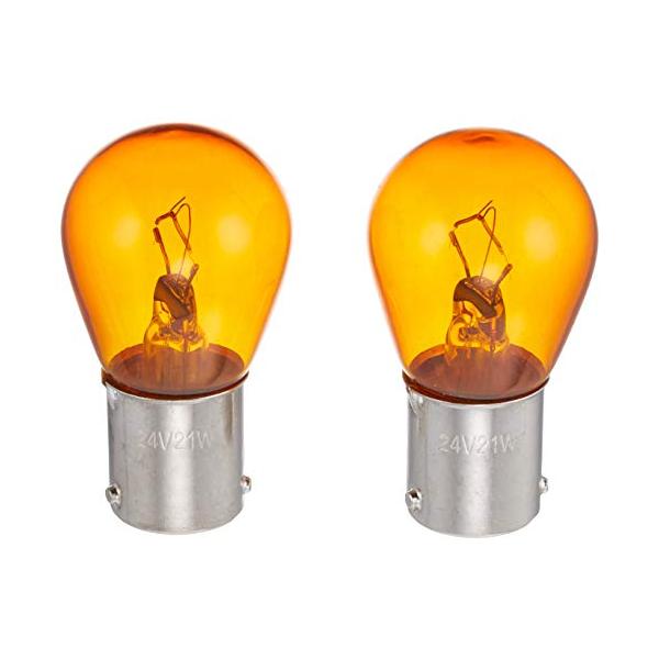 他サイト： ジェットイノウエ(Jet Inoue) 耐震球 アンバーバルブ 24V21W ピン150° 528027の商品画像