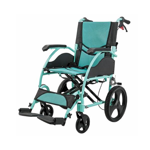 Care-Parents 車椅子 介助式 簡易 軽量車椅子 アルミ製 自用と介助