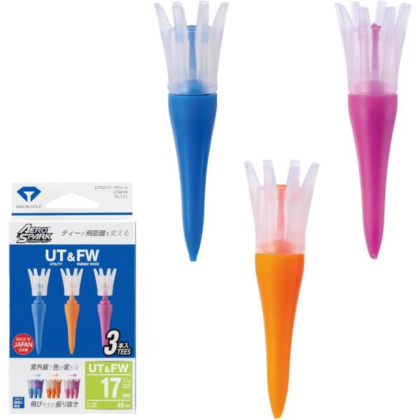 他サイト： ゴルフ(DAIYA GOLF) エアロスパークティーUT&amp;FW(ユーティリティ&amp;フェアウェイウッド) TE-721の商品画像