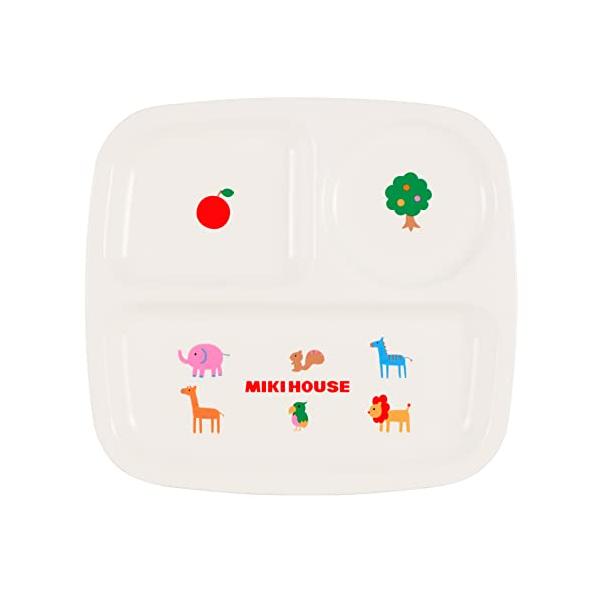 他サイト： ミキハウス  ランチプレート ランチ皿 皿 仕切り 離乳食 ベビー食器 日本製 男の子 女の子 キッズ 赤ちゃん 子供用 46-7068-35の商品画像