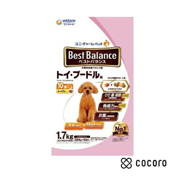 他サイト： ベストバランス ふっくら仕立て トイ・プードル用 10歳以上用 1.7kg 犬 ドッグフード えさ ドライ ◆賞味期限 2027年1月の商品画像