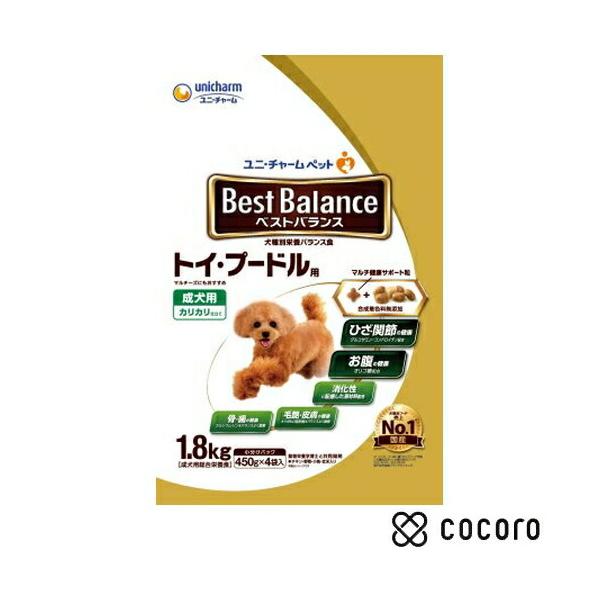 他サイト： ベストバランス カリカリ仕立て トイ・プードル用 1.8kg 犬 ドッグフード えさ ドライ ◆賞味期限 2026年4月の商品画像